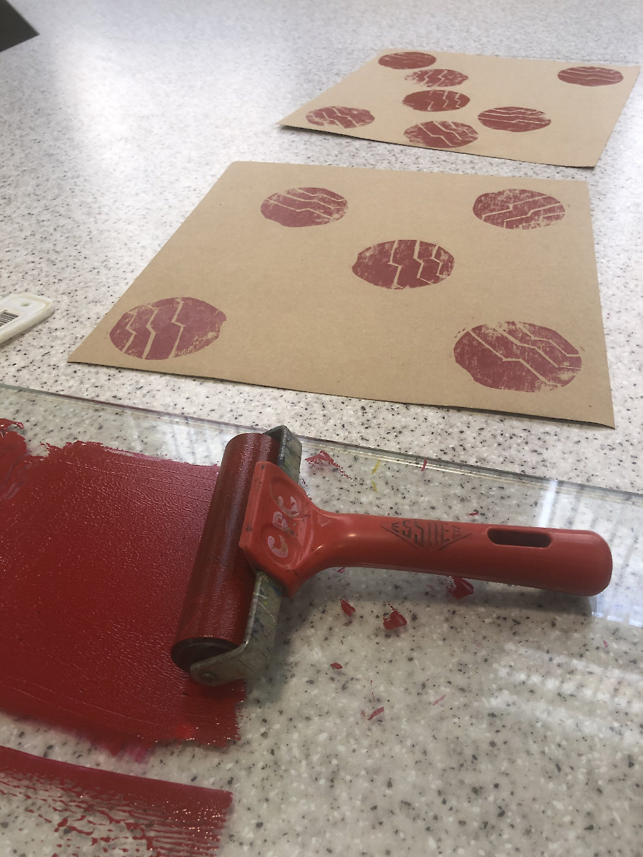 block printing workshop