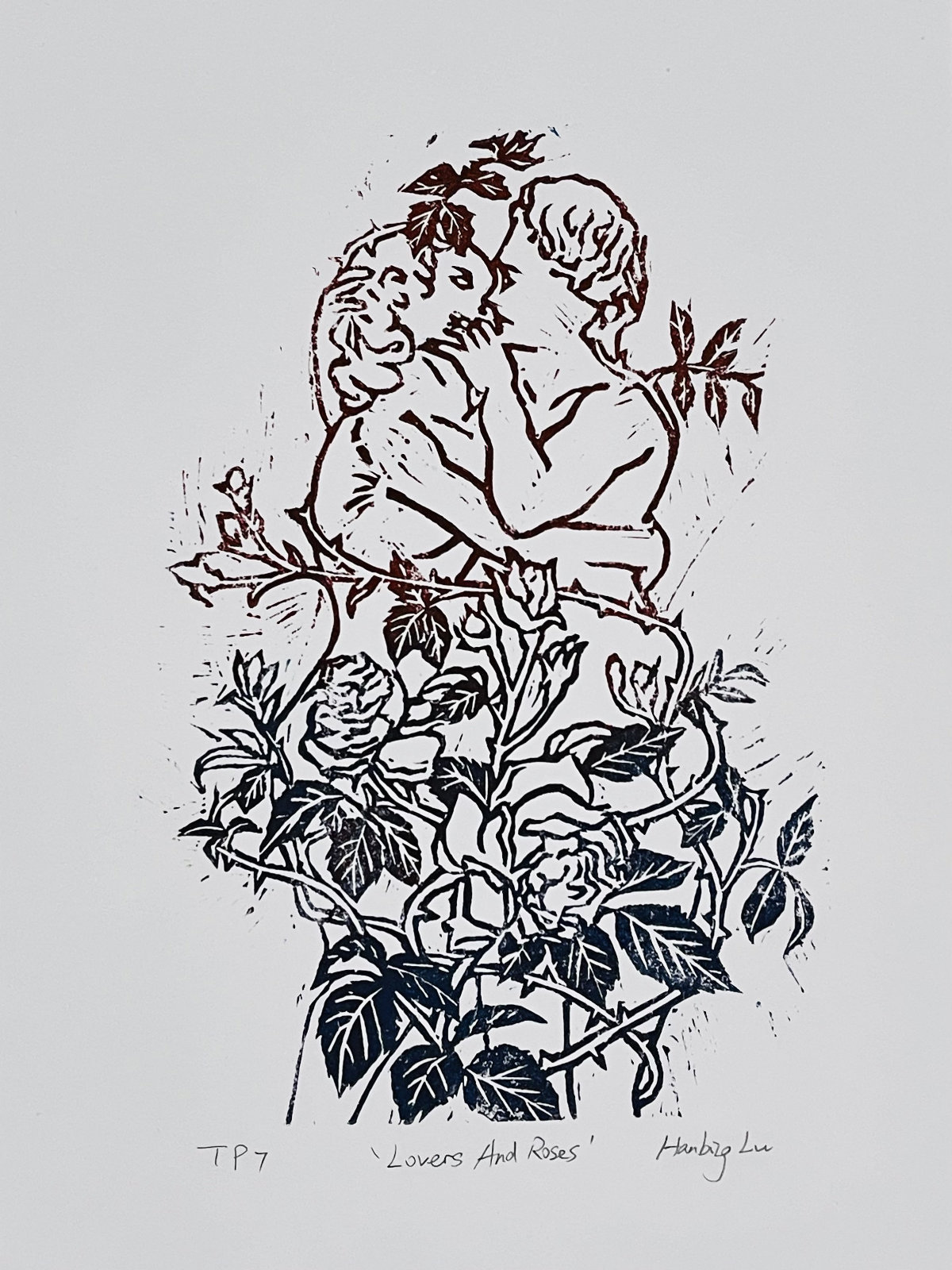 Hanbing recent works: lino