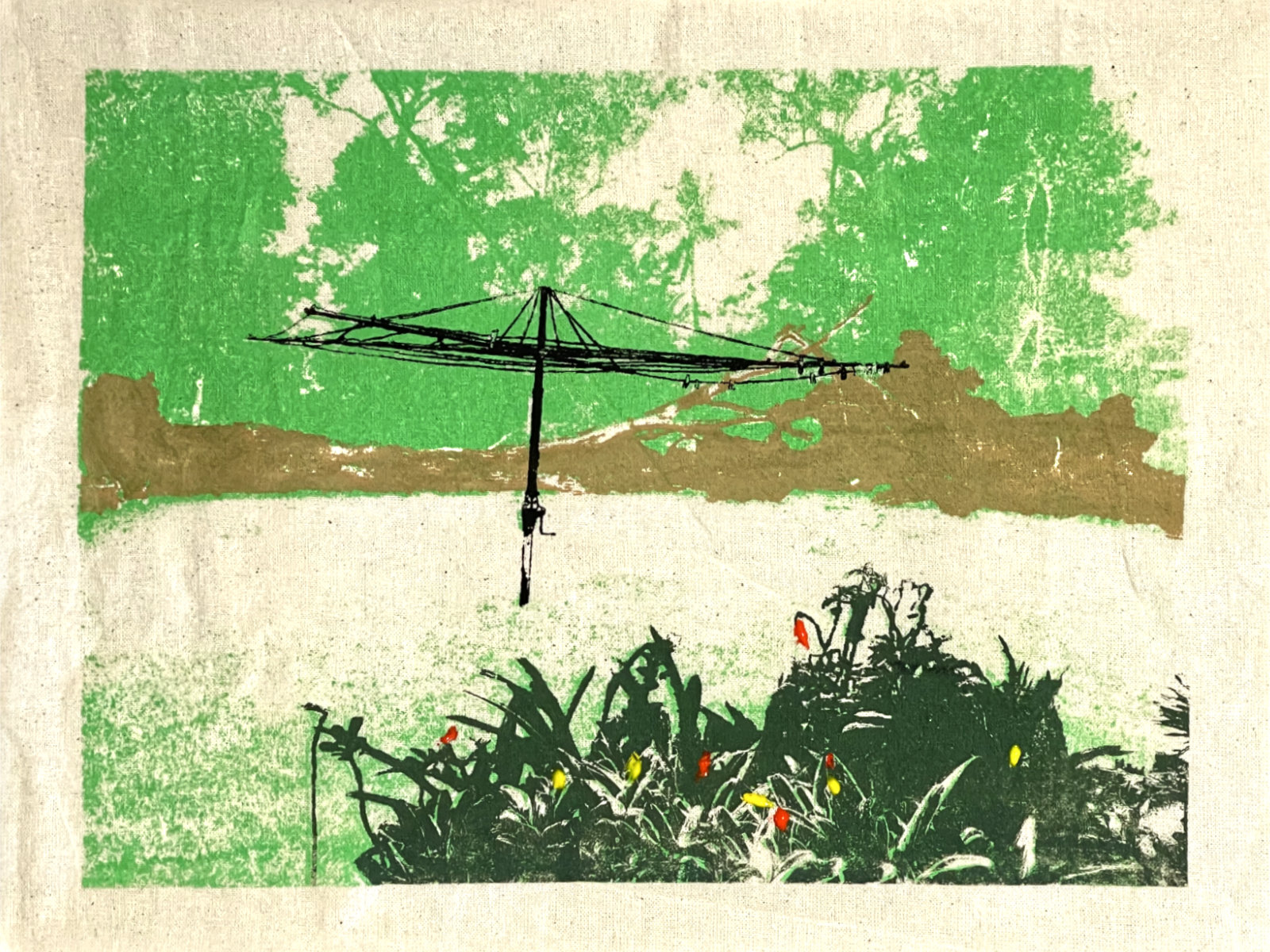 Backyard print